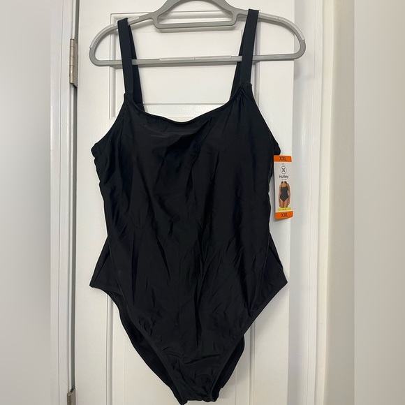 Hurley NWT Black One Piece Swimsuit Sleek Design, Women’s Sz XXL - Picture 11 of 13